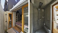 Terdapat tiga ruangan dalam rumah, yakni ruang makan, dapur, dan kamar tidur. Istimewa/Inhabitat/Koji Fujii Nacasa and Partners.
