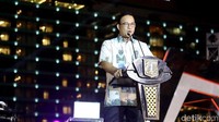 Gubernur DKI Jakarta Anies Baswedan juga hadir dan meberikan sambutan pada acara ini.