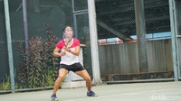Dila berlatih keras tak hanya setelah pelatnas bergulir. Dia menjadikan ajang internasional sebagai tempat latihan. (Femi Diah/detikSport)