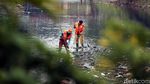 Aksi Pasukan Oranye Bersihkan Sampah di Kali Mati