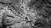 Gletser Himalaya yang dipotret oleh Hexagon (US Geological Survey)