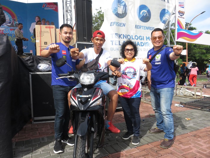Badan Akhirudin Gemetar karena Dapat Yamaha Vega ZR Gratis