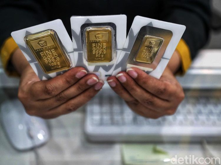 Potret Emas Antam yang Harganya Kini Tembus Rp 1.088.000/Gram