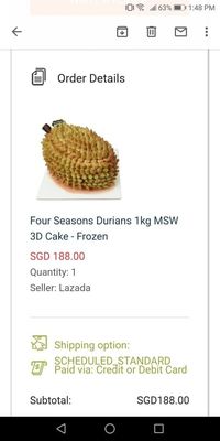 Pesan Online Kue Durian, Wanita Ini Malah Dapat Kue yang Berantakan!