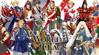 Keren! Ketika Bendera Negara Jadi Karakter Anime