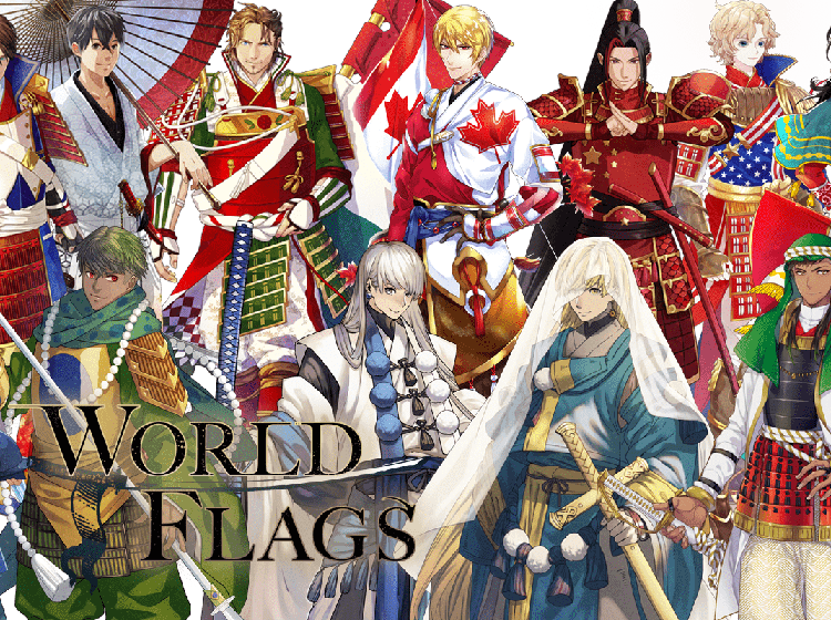 Keren! Ketika Bendera Negara Jadi Karakter Anime