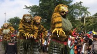 Salah satu kesenian khas Ciamis, Mengmleng, turut ditampilkan dalam gelaran Galuh Ethnic Carnival (GEC).