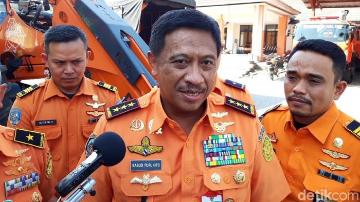 Kepala Badan SAR Nasional (Basarnas), Marsekal Madya TNI Bagus Puruhito di kantor Basarnas Yogya, (25/6/2019).