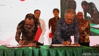 Penandatanganan kerja sama dilakukan di kantor Kemenaker, Jakarta, Selasa (25/6/2019).