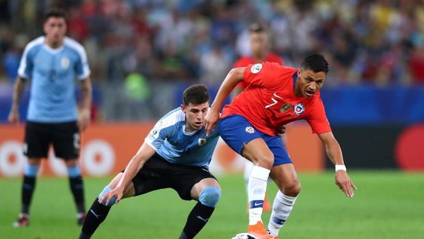 Hasil Copa America: Uruguay Tekuk Chile Berkat Gol Cavani