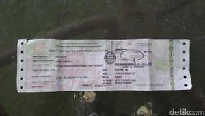 Ini Bentuk STNK Sementara