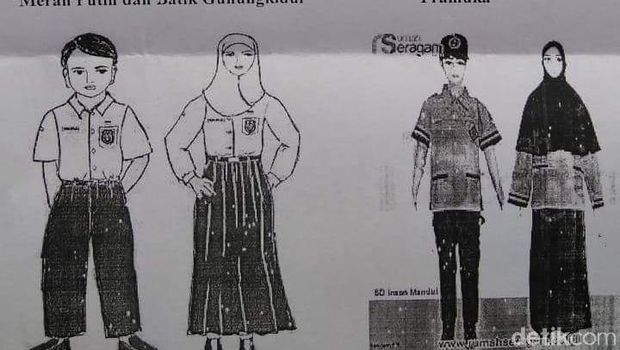 Surat edaran dari SDN Karangtengah III, Gunungkidul. 