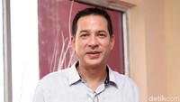 Ari Wibowo saat ditemui di lokasi syuting di kawasan Ceger, Jakarta Timur pada Selasa (25/6). Pool/Noel/detikFoto.