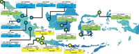 Peta kualitas udara di Indonesia pagi ini, 3 di antaranya di Jakarta.