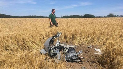 Dua Jet Tempur Jerman Tabrakan di Udara