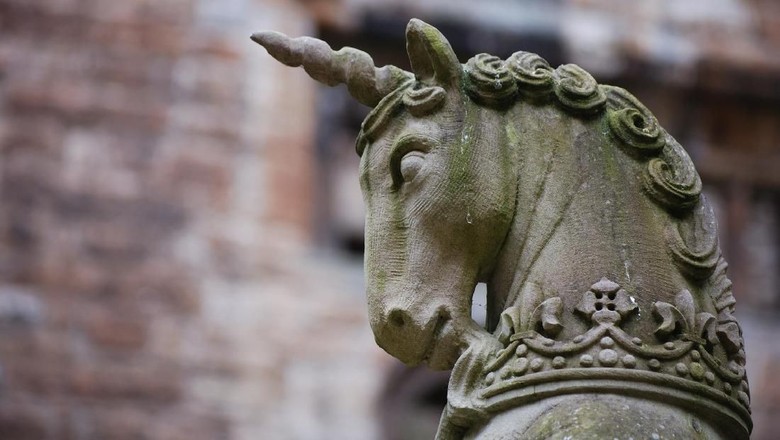 Unicorn lambang Skotlandia (iStock) Unicorn lambang Skotlandia (iStock)