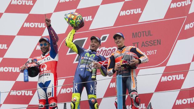 Valentino Rossi jadi juara MotoGP Belanda 2017