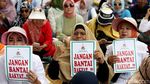 Begini Suasana Aksi Massa Kawal MK di Patung Kuda