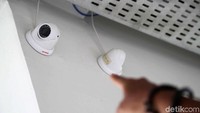 Rusun yang dibangun pada tahun 2017 ini juga dilengkapi dengan kamera pengawas atau CCTV.