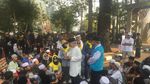 Potret Massa Aksi Kawal MK Mulai Kumpul di Patung Kuda