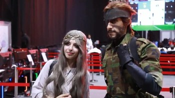 Penampilan para cosplayer juga ditemukan di ajang ini. Foto: Screenshot GSA