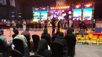 Di antara game yang dikompetisikan, PUBG Mobile jadi yang menyita perhatian publik. Foto: General Sports Authority (GSA)