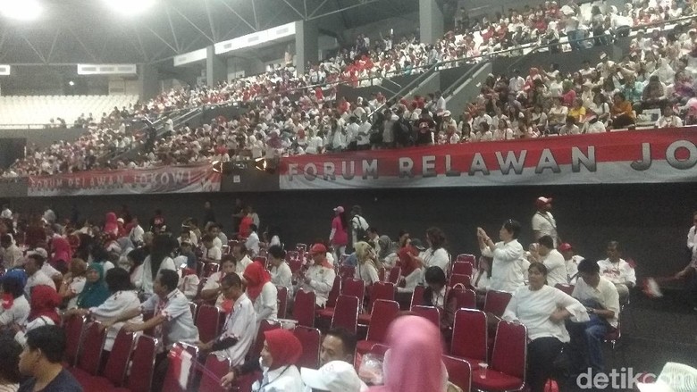 Jelang Putusan MK, Relawan Jokowi Kumpul di Senayan Jelang Putusan MK, Relawan Jokowi Kumpul di Senayan