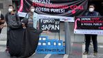 Para Aktivis Geruduk Kedubes Jepang Jelang KTT G20 di Osaka