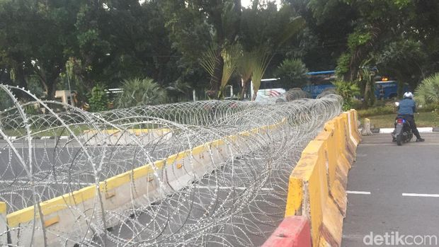 Jalan Medan Merdeka Barat ke Harmoni, Rabu (26/6/2019)