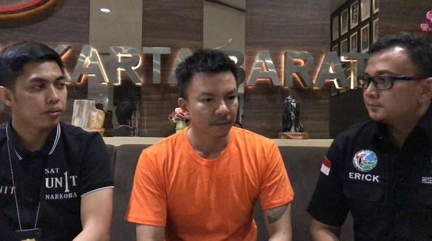 Jerry Aurum tertangkap narkoba