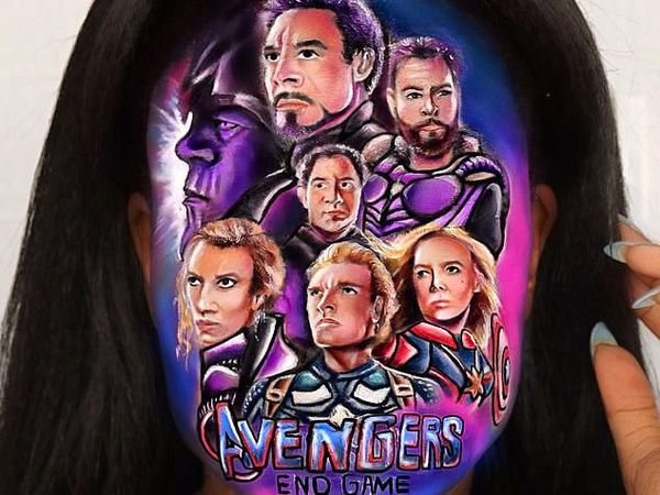 Penampilan Wanita yang Makeup 13 Jam, Dandan Tema Avengers Sampai Toy Story