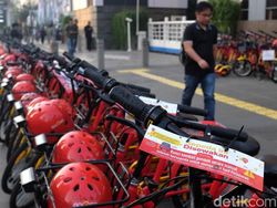 Asyik, Di Thamrin Kini Ada Sepeda Listrik Sewaan Lho