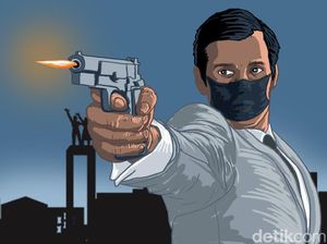 Viral Pria Lepaskan Tembakan Saat Pelantikan Kades di Deli Serdang