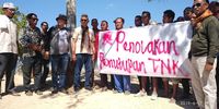 Warga Desa Komodo di Pulau Komodo menolak penutupan Taman Nasional Komodo (dok Istimewa)