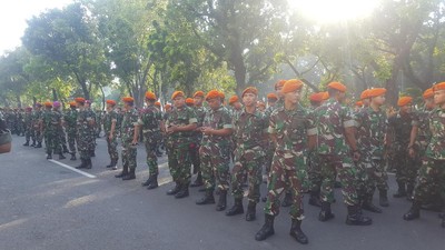 Pengamanan MK: Polisi dan TNI Berjaga, Baracuda Bersiaga