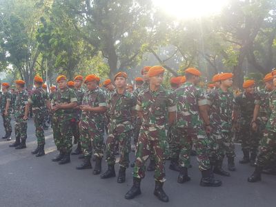 Pengamanan MK: Polisi dan TNI Berjaga, Baracuda Bersiaga