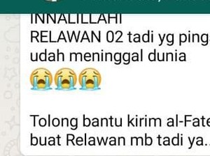 Isu Liar Peserta Aksi di MK Meninggal Keracunan Dipastikan Hoax!