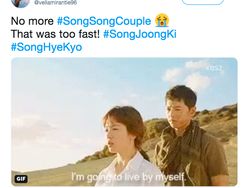 #SongSongCouple Pisah, Ini Ungkapan Patah Hati Netizen