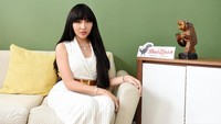Lucinta pun menceritakan perannya dalam film Bridezilla. Pool/Noel/detikFoto.