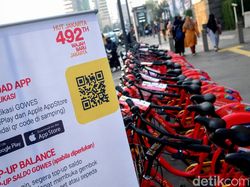 Asyik, Di Thamrin Kini Ada Sepeda Listrik Sewaan Lho