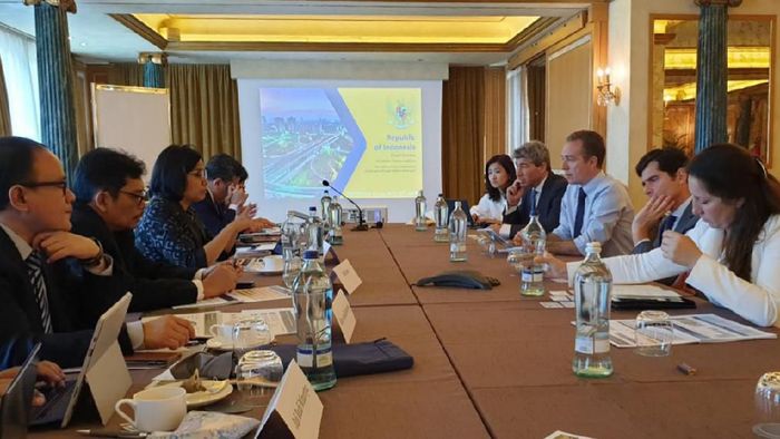 Menkeu Sri Mulyani Indrawati di Italia/Foto: Dok. KBRI Roma Menkeu Sri Mulyani Indrawati di Italia/Foto: Dok. KBRI Roma