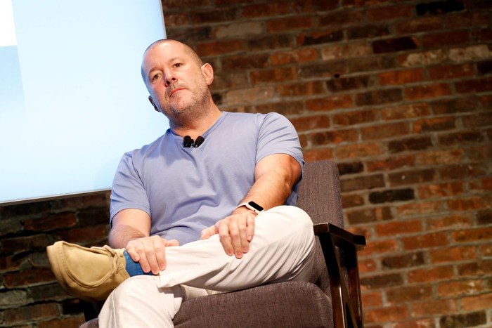 NEW YORK, NY - OCTOBER 06:  Apples Cheif Design OfficerJony Ive speaks onstage during the 2017 New Yorker TechFest at Cedar Lake on October 6, 2017 in New York City.  (Photo by Brian Ach/Getty Images for The New Yorker)