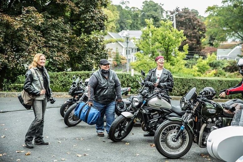Geng motor pengantar ASI. Foto: JUSTIN CHAUNCEY PHOTOGRAPHY Geng motor pengantar ASI. Foto: JUSTIN CHAUNCEY PHOTOGRAPHY