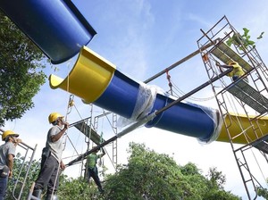 Malaysia Pecahkan Rekor, Punya Seluncuran Air Terpanjang Sedunia