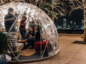Dengan Benda Ini, Anda Bisa Rasakan Makan di Kafe Bertema Igloo