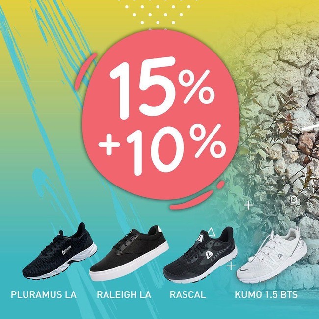 Sedangkan League Sport memberikan diskon pada koleksi baru Legas Series Back to School. Anda bisa mendapatkan diskon 20% untuk pembelian di Matahari dan Ramayana. Foto: Instagram