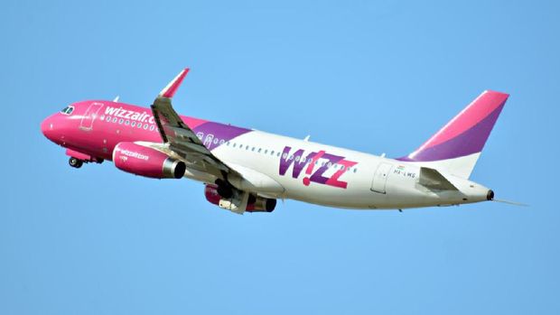 Warsaw, Poland. 21 July 2018. Airplane HA-LWS - Airbus A320-232 - Wizz Air taking off from the Warsaw Chopin Airport.