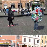 Lewat karyanya, Mark juga mengkritik tingkah manusia yang suka nyampah. Seperti maneken yang satu ini. (Foto: Dok. Amazon)