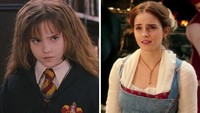 Emma Watson yang berperan sebagai Harmione Granger kini menjelma jadi gadis cantik yang diidolai para pria. Dok. BoredPanda