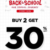 Memasuki tahun ajaran baru, beragam brand sepatu menggelar diskon khusus, termasuk Wakai. Hingga 21 Juli, merek sepatu asal Jepang ini menawarkan potongan harga 30% untuk pelanggan yang membeli dua pasang. Promo ini berlaku untuk semua jenis alas kaki. Foto: Instagram